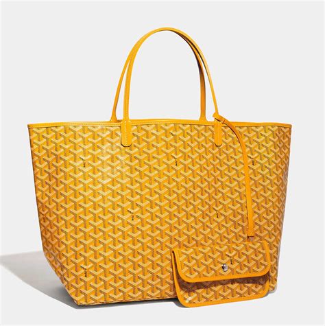 goyard artois pm yellow|Goyard tote bag with zipper.